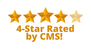 4-star rated by CMS!